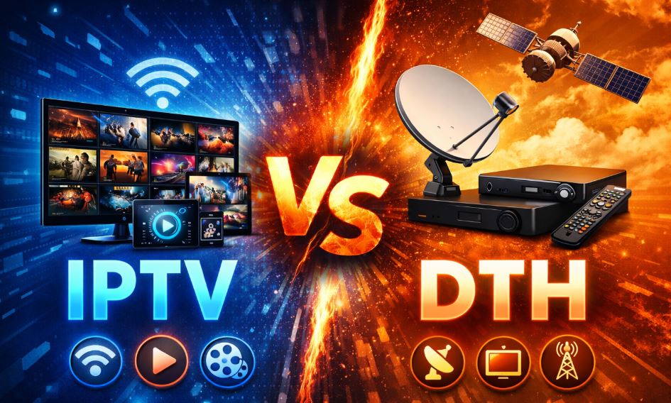 IPTV VS DTH with their Differences